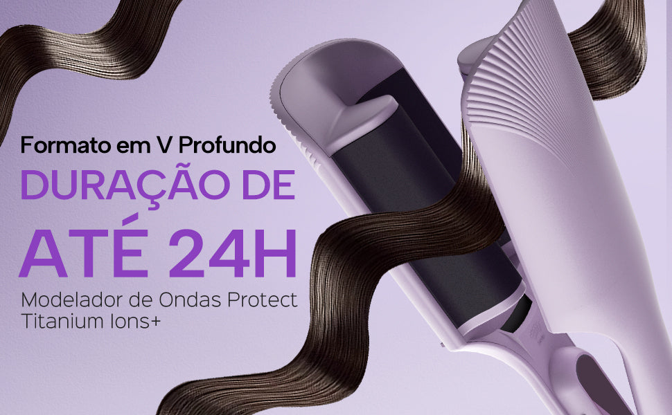 Cachos de Salão em Casa com o Odelador de Ondas Lena S17s: Frete Grátis