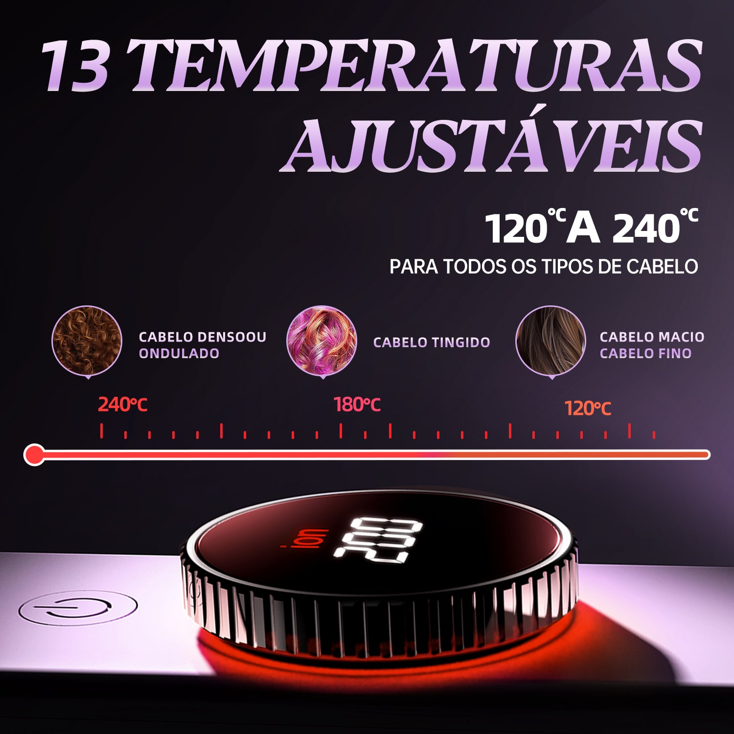 Prancha Profissional Titanium Care ion+ LENA- H12