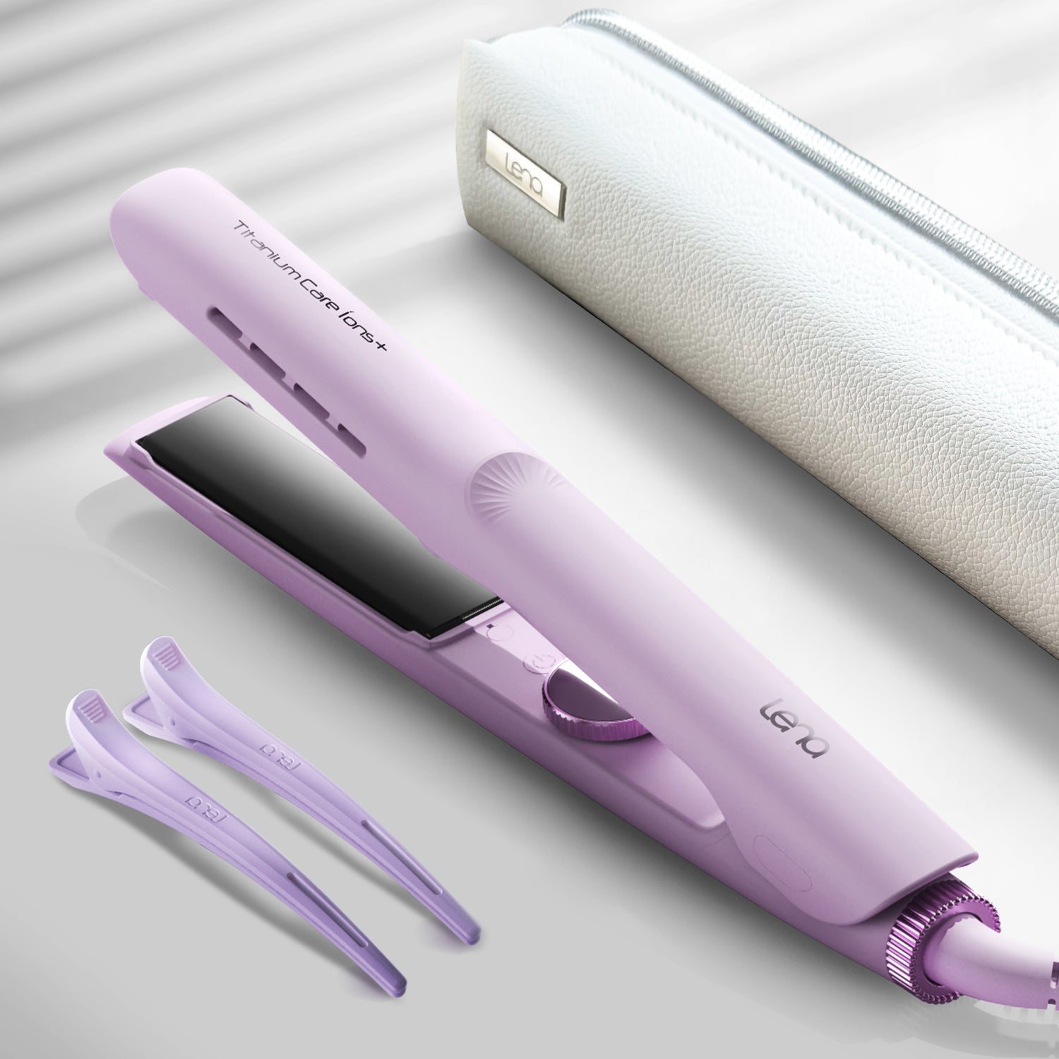 Prancha Profissional Titanium Care ion+ LENA- H12