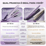 Prancha Radiant Titanium Íons+ LENA - 508C